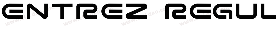 Entrez Regular字体转换
